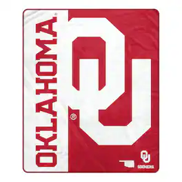 Pegasus - Oklahoma Sooners 50" x 60" Endzone Ultra Soft Throw Blanket - Multicolor