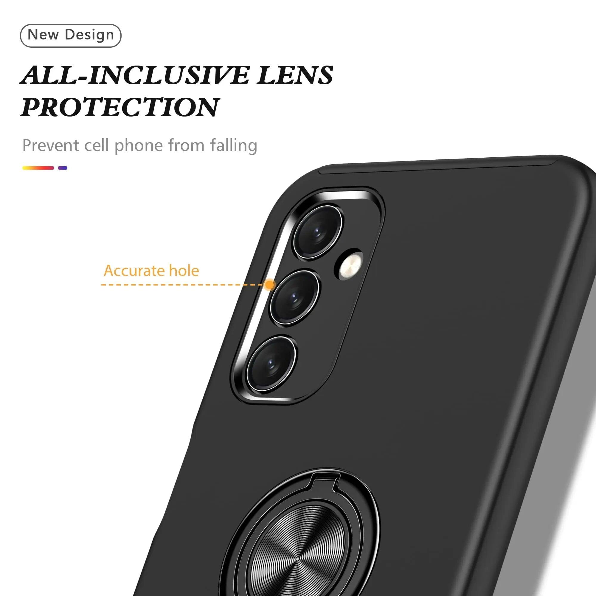 New Design

ALL-INCLUSIVE LENS PROTECTION

Prevent cell phone from falling

Accurate hole
