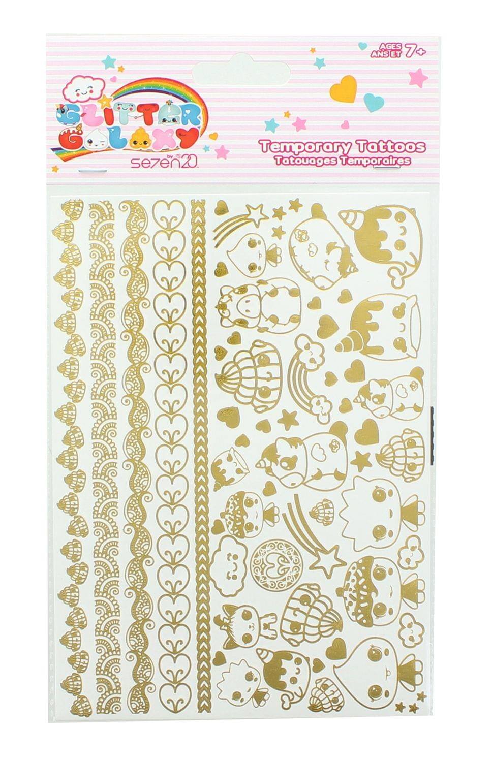 AGES 7+  
ANS ET 7+  

Temporary Tattoos  
Tatouages Temporaires  

GALITARY  
sezen20