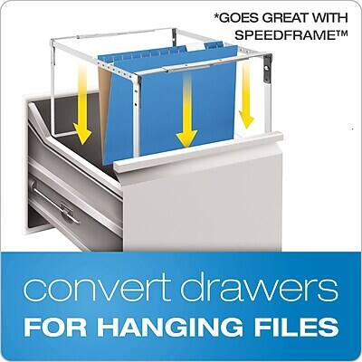 *GOES GREAT WITH SPEEDFRAME™

convert drawers FOR HANGING FILES
