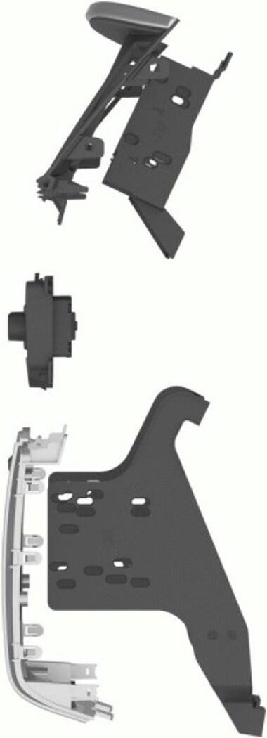 Alt View 13. Metra - Stereo Installation Kit for 2013-2016 Nissan Pathfinder Vehicles - Matte Black.