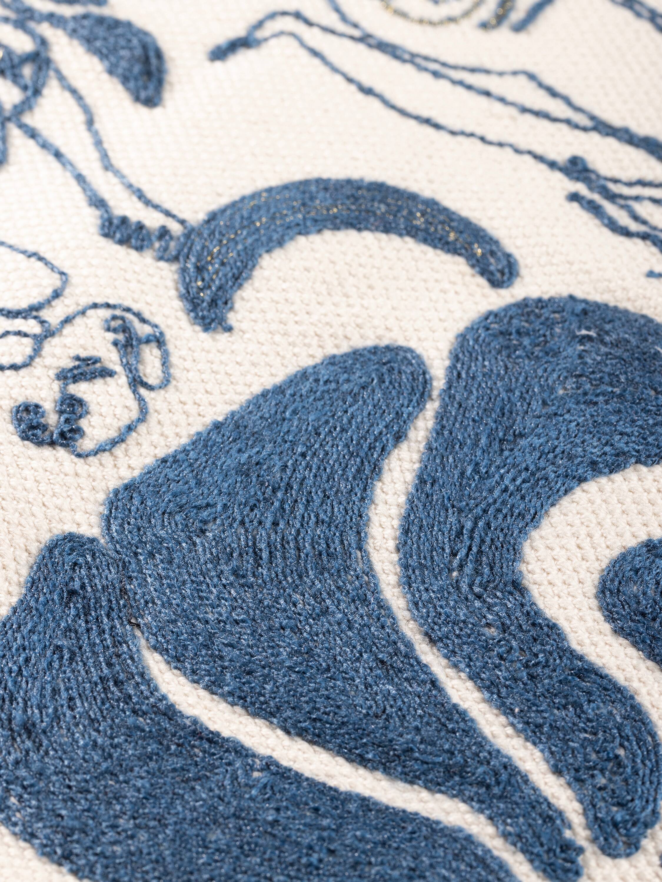 Back. GAURI KOHLI - Sialkot Pillow - Multicolored.