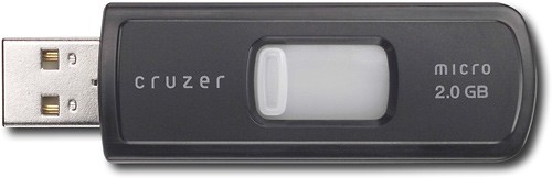 Best Buy SanDisk Cruzer Micro 2GB USB 2.0 Flash Drive Black SDCZ62048A10