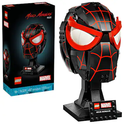 LEGO Marvel Miles Morales Mask
Set Number: 76329
Age: 18+
Pieces: 487 pcs/pzs
Building Instructions Included