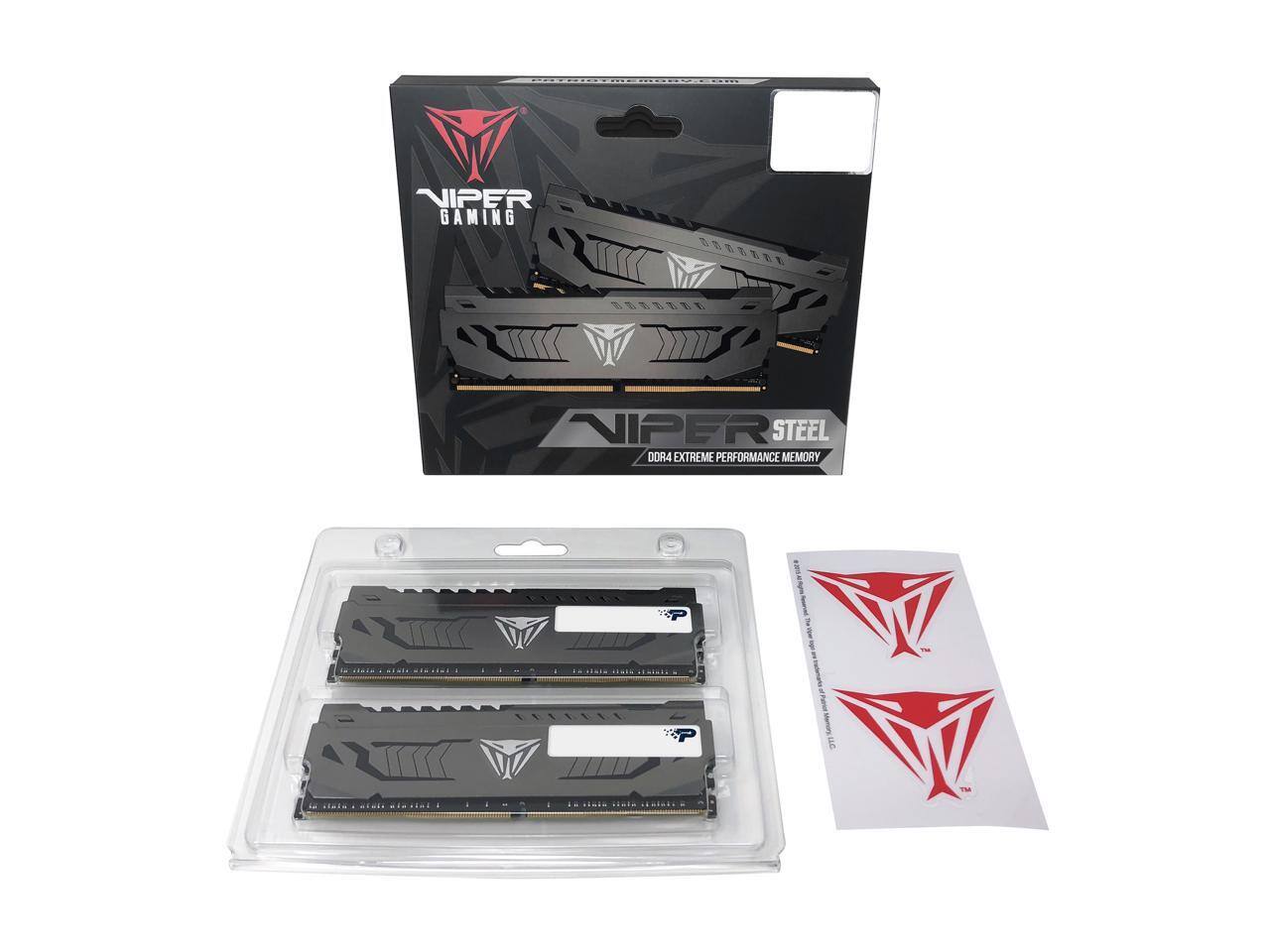 Patriot Viper Steel 32GB (2 x 16GB) 288 Pin PC RAM DDR4 3600 (PC4