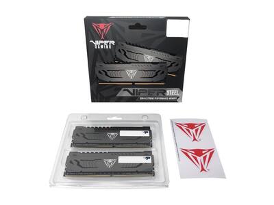 Patriot Viper Steel 32GB (2 x 16GB) 288 Pin PC RAM DDR4 3600 (PC4 Patriot Viper Steel 32GB (2 x 16GB) 288 Pin PC RAM DDR4 3600 (PC4