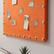 Alt View 19. Linon Home Décor - Reis 24" x 36" Burlap Nailhead Bulletin Board - Orange.