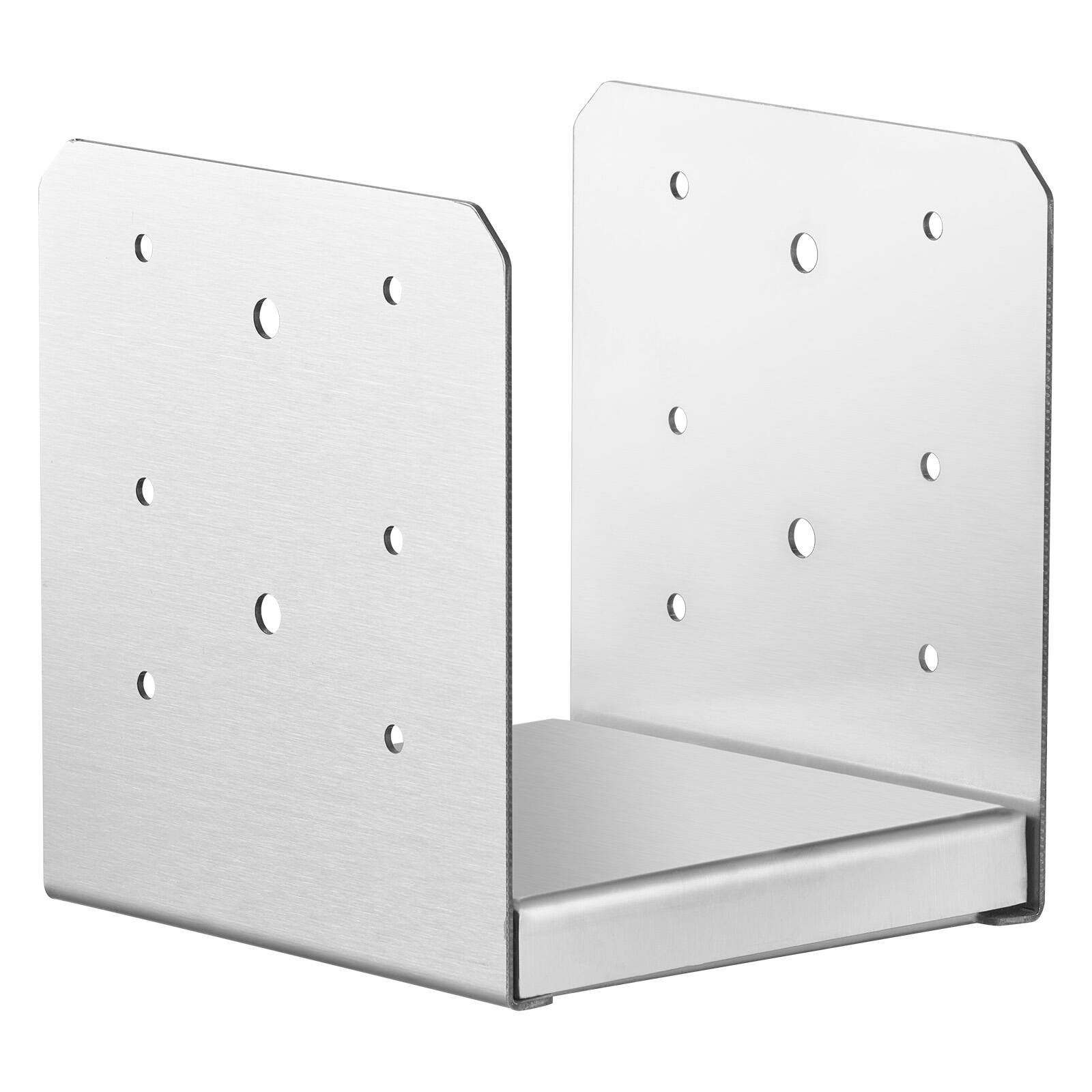 Alt View 5. VEVOR - 6"x 6" Post Base, 10Pcs Stainless Steel Adjustable Post Anchor Bracket(Internal 5.9 x 5.5"), Adjustable Post Base - Silver.