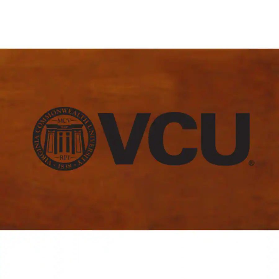 Jardine VCU Rams Captain's Chair with Cherry Crown Black 200447520 ...