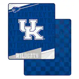 Pegasus - Kentucky Wildcats 60" x 70" Diagonal Ghost Checkered Double-Sided Blanket - Multicolor