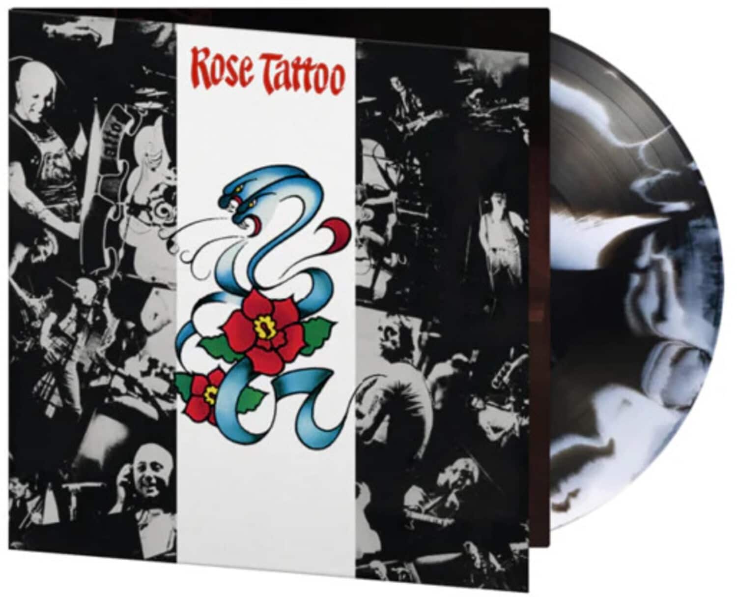Rose Tattoo - Rose Tattoo - Limited Gatefold 140-Gram White & Black Swirl Colored Vinyl   - VINYL LP price history on PriceWatchPro