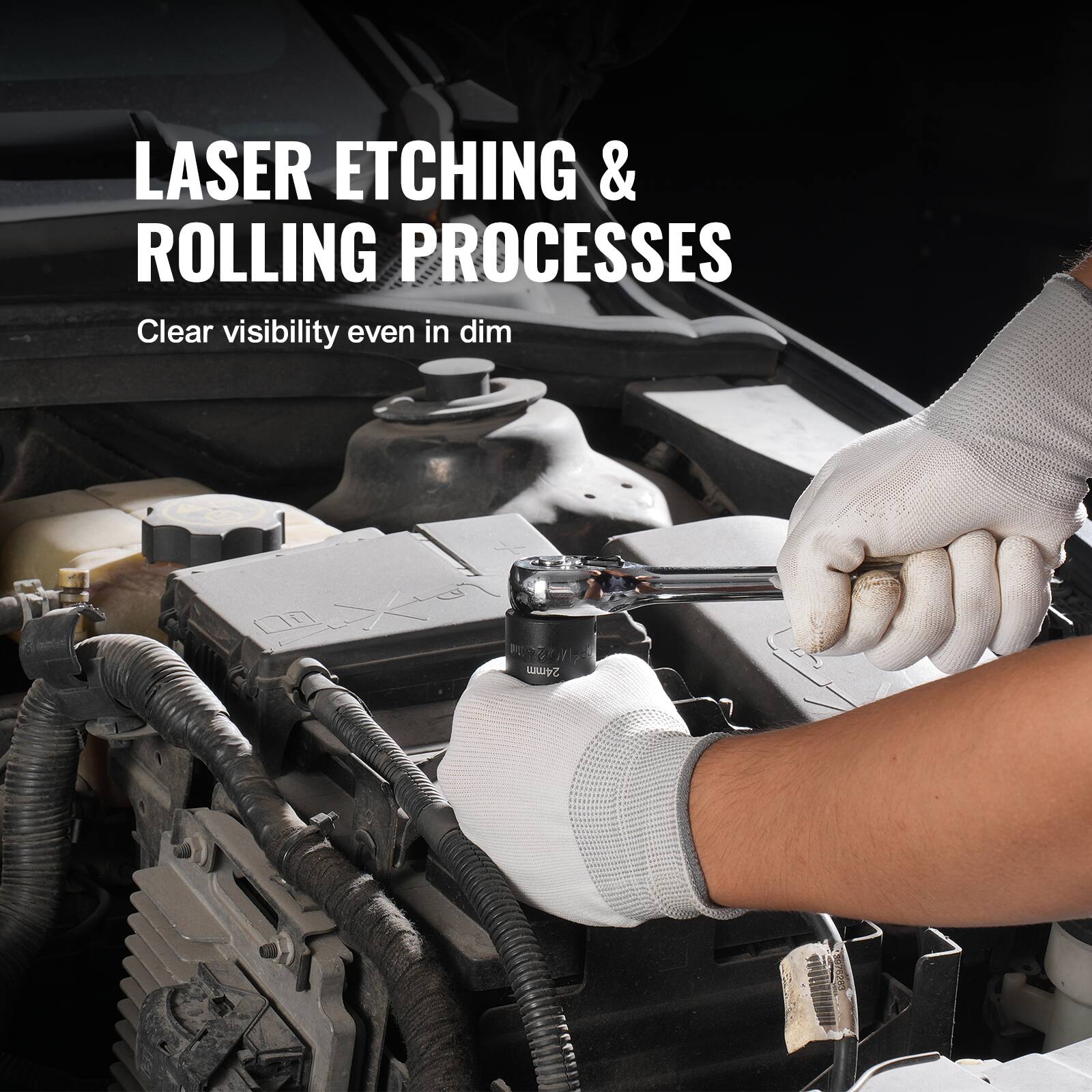 LASER ETCHING & ROLLING PROCESSES Clear visibility even in dim C acl 24mm