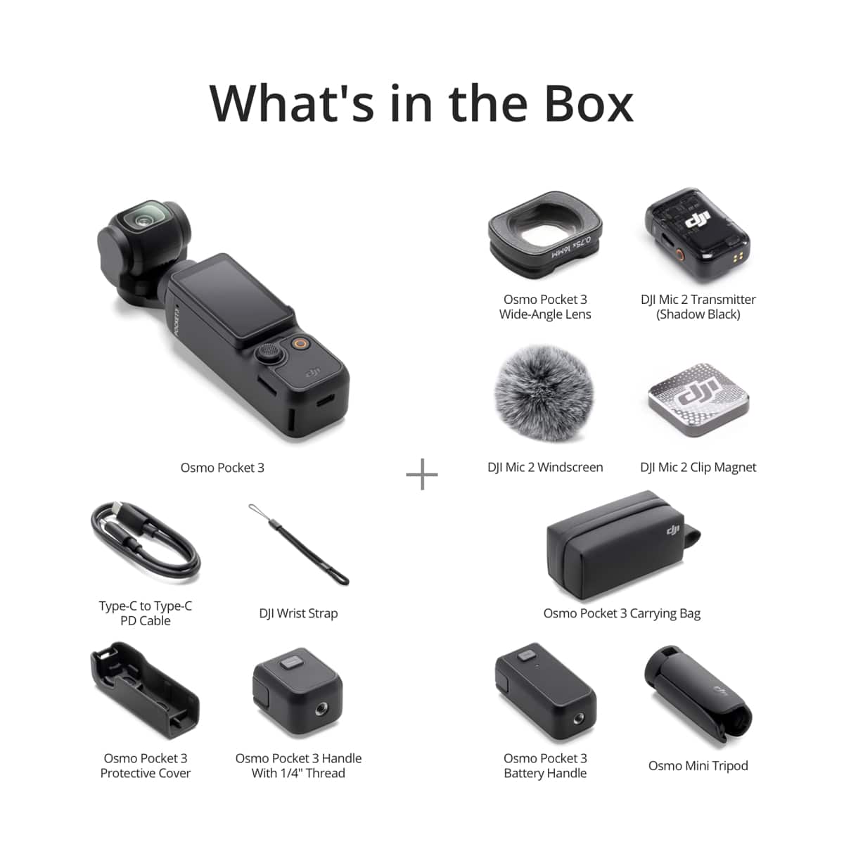 DJI Osmo Pocket 3 Gimbal Camera Creator Combo Black - Best Buy