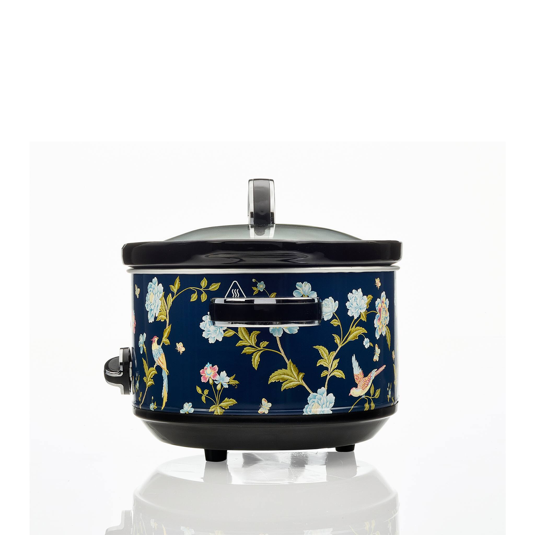 Back. Laura Ashley - 3.5L Slow Cooker - Elveden Navy.