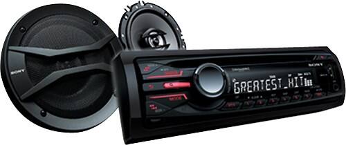 Front Standard. Sony - CD - Apple® iPod®- and Satellite Radio-Ready - In-Dash Receiver.