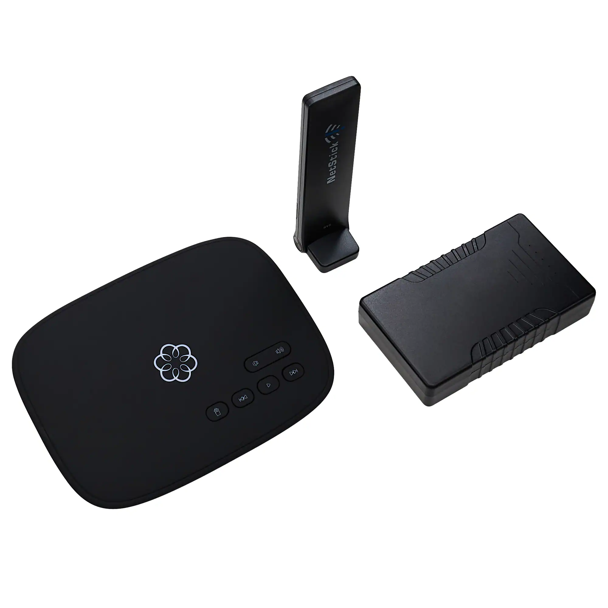 Ooma - Telo LTE Landline Home Phone Service with Battery Backup - Black