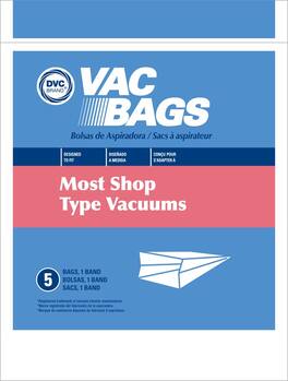 DVC - Shop-Vac Shop-Vac Vacuum Bags for Vacuum Part #SVR-1400 30 Pack