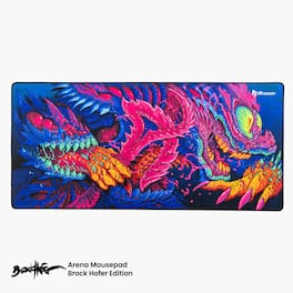 Arozzi - XL Zona Mouse Pad - Grime Dweller - Blue Red