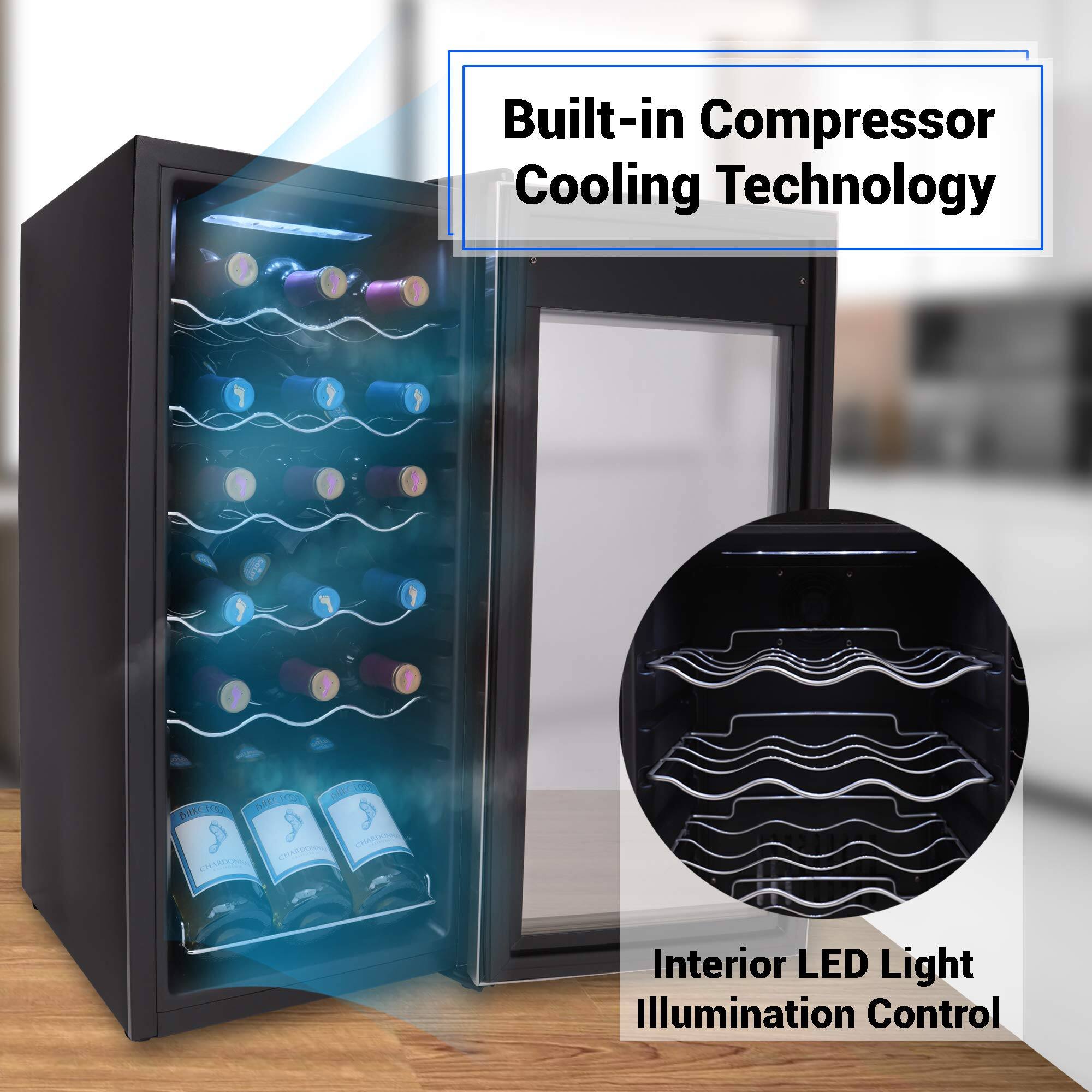 Built-in Compressor Cooling Technology

Interior LED Light Illumination Control