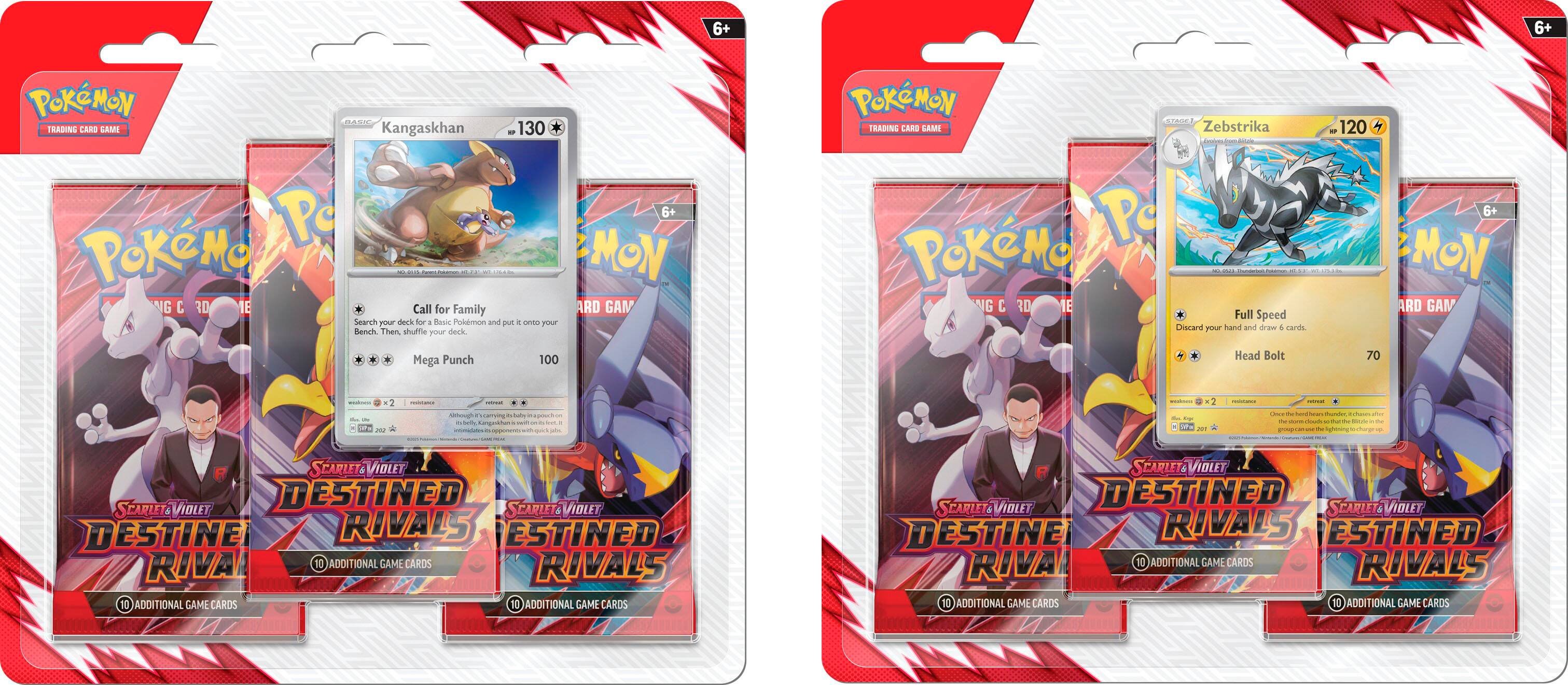 Pokémon - Trading Card Game: Scarlet & Violet Destined Rivals 3Pk Booster - Styles May Vary