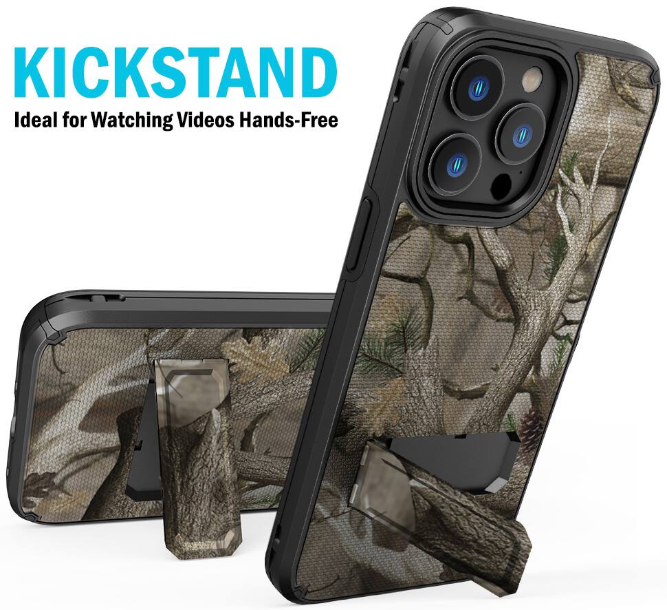 KICKSTAND  
Ideal for Watching Videos Hands-Free