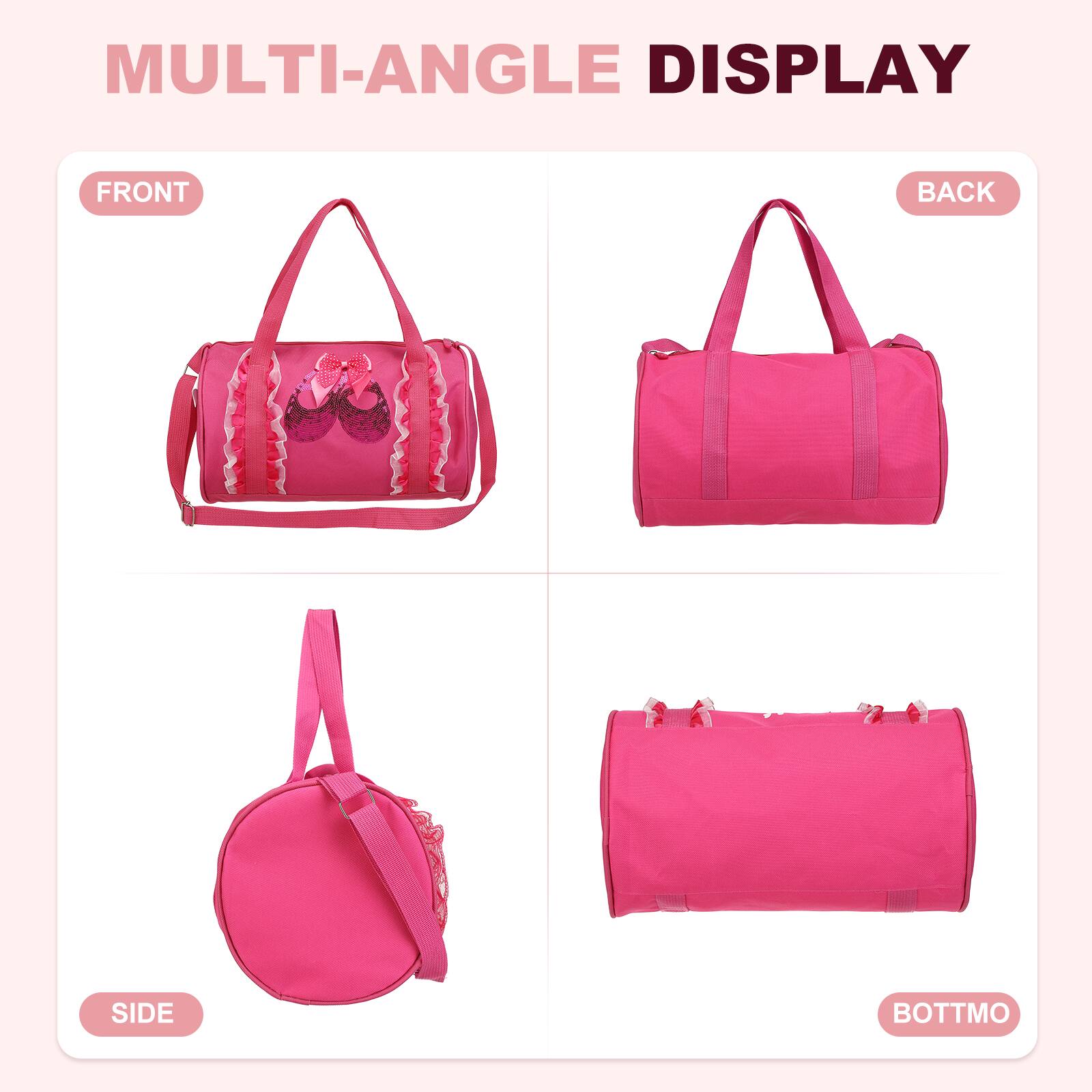 MULTI-ANGLE DISPLAY  
FRONT  
BACK  
SIDE  
BOTTOM