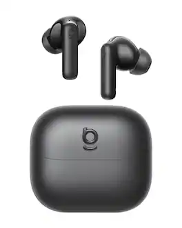 Baseus - Bass EP10 Ultra Noise Cancelling Earbuds,-55 dB Adaptive ANC,Dual-Driver LDAC,65-Hour Playtime - Black