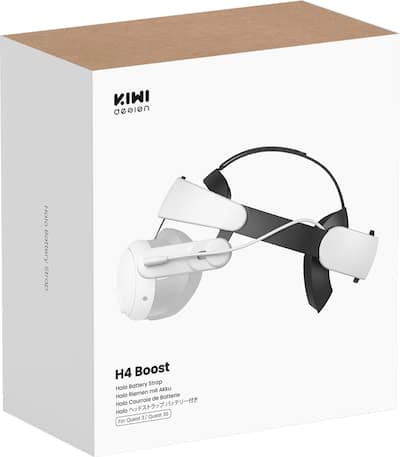 KIWI design H4 Boost Battery Halo Strap for Meta Quest 3/3S QS03B KIWI design H4 Boost Battery Halo Strap for Meta Quest 3/3S QS03B