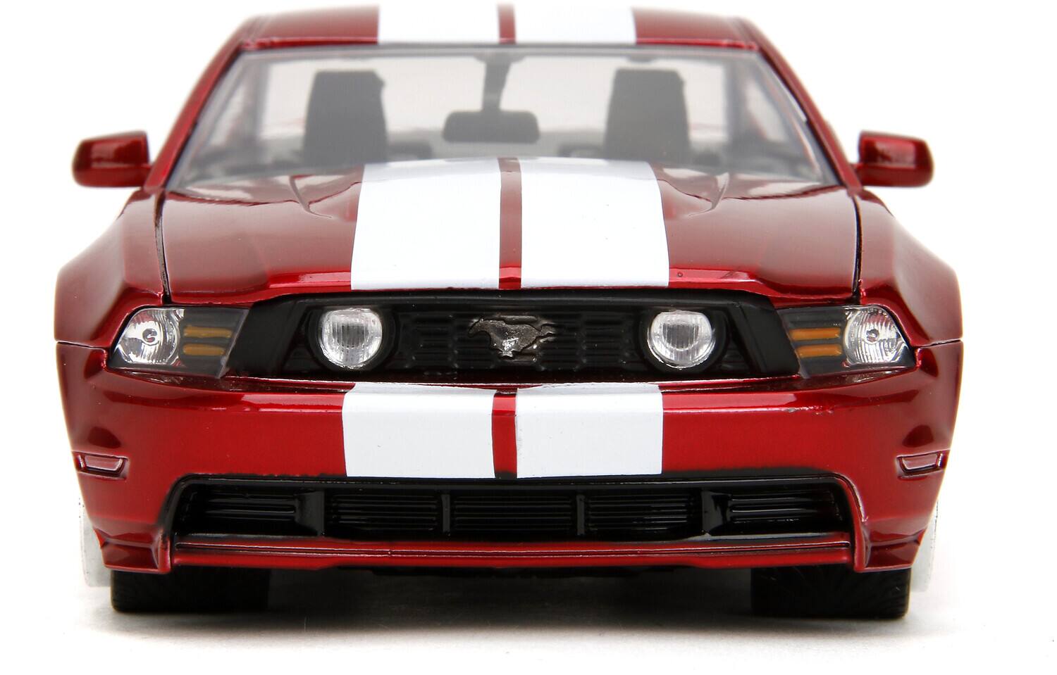 Alt View 4. Jada Toys - Big Time Muscle - 1:24 2010 Ford Mustang Die-Cast Car   - COLLECTIBLES - Multicolor.