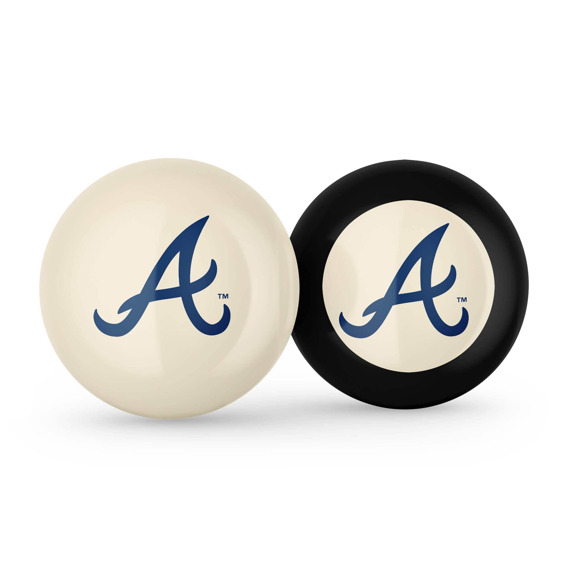 Imperial - Atlanta Braves Logo Cue Ball & 8 Ball Combo Set - White price history on PriceWatchPro