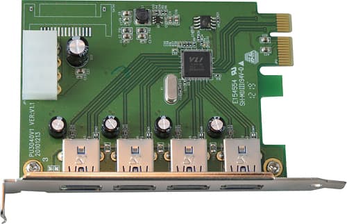 VisionTek - 4-Port USB 3.0 PCI Express Expansion Card-Front_Standard