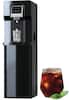 Front. Parrot Uncle - 2-in-1 Black Bottom Loading 27lbs/24h LCD Display Water Dispenser Cooler with Built-in Ice Maker - Black.