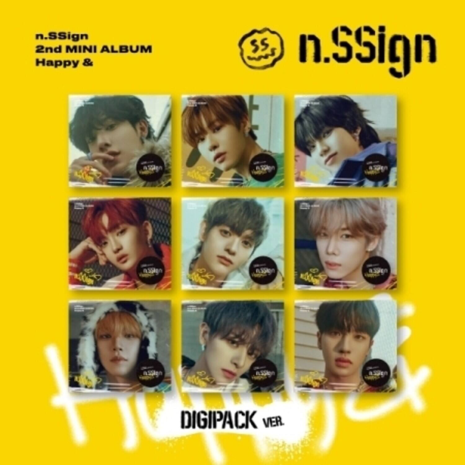n.SSign  
2nd MINI ALBUM  
Happy &  

n.SSign  
DIGIPACK VER.