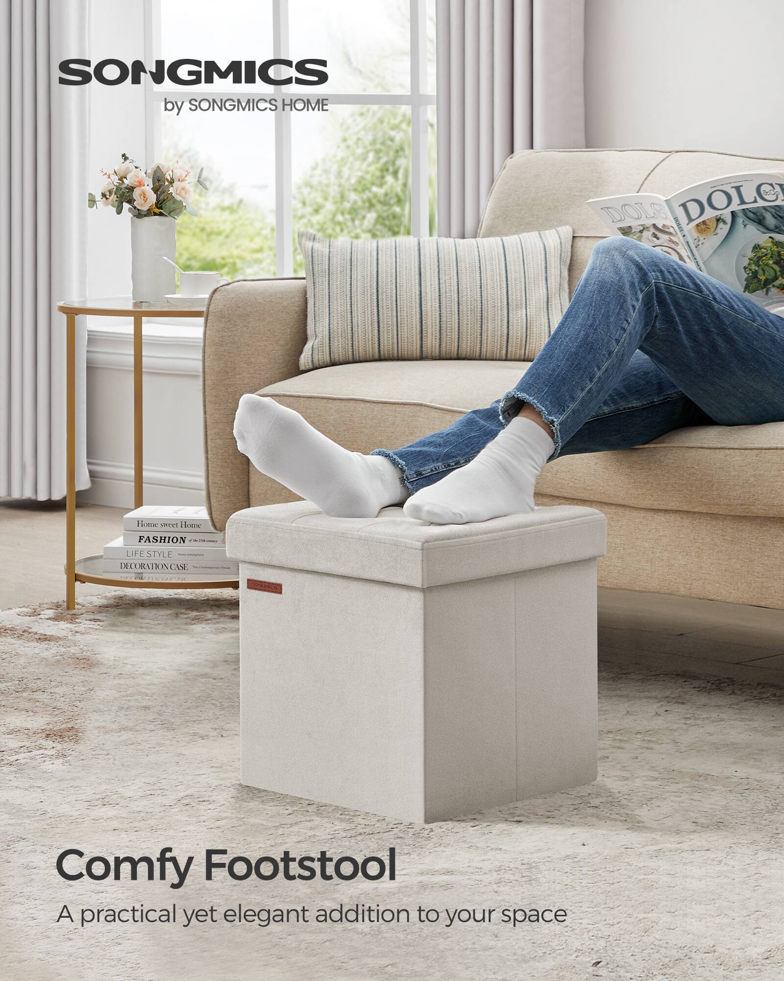 SONGMICS by SONGMICS HOME

Comfy Footstool
A practical yet elegant addition to your space
