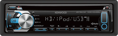  Kenwood - CD - Built-In HD Radio - Apple® iPod®-Ready - In-Dash Receiver
