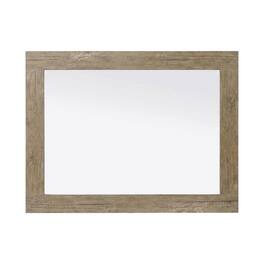 Elegant Kitchen and Bath - Noah Wooden Rectangle Mirror 42 x 36 - Natural Oak