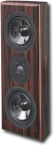 Angle Standard. Vienna Acoustics - 6" 2-Way Flat-Panel Speakers (Each) - Rosewood.