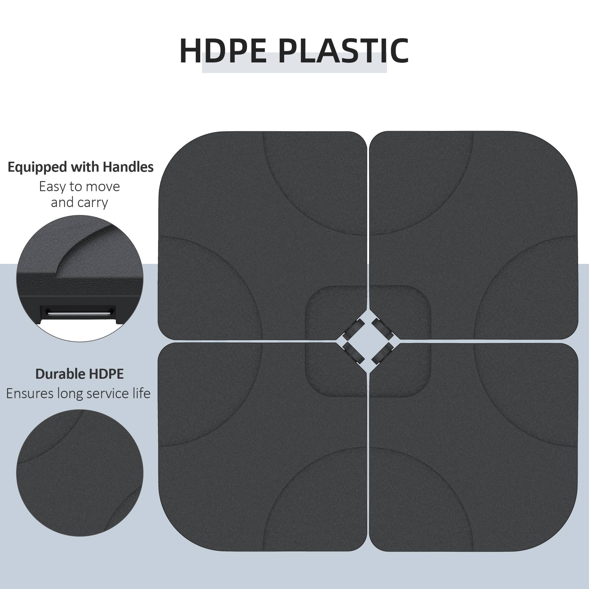 HDPE PLASTIC
Equipped with Handles
Easy to move and carry
Durable HDPE
Ensures long service life