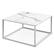 Alt View 6. Costway - Coffee Table Modern Rectangular Coffee Table Metal Frame For Living Room - White.