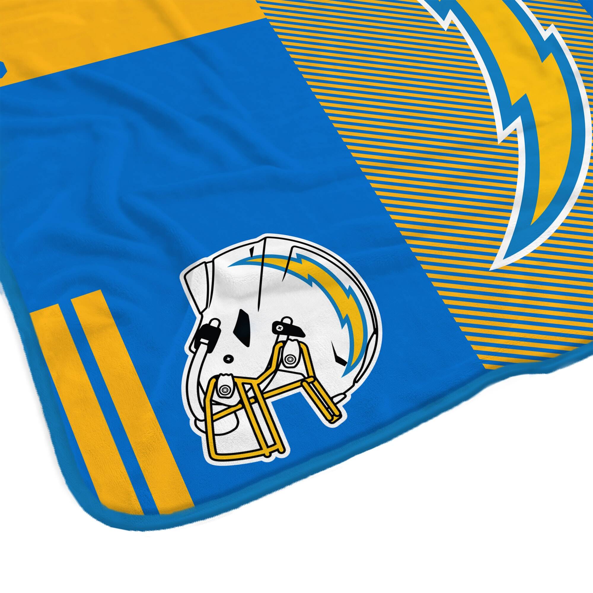 Alt View 2. Pegasus - Los Angeles Chargers 60" x 80" Sherpa Throw Blanket - Multicolor.