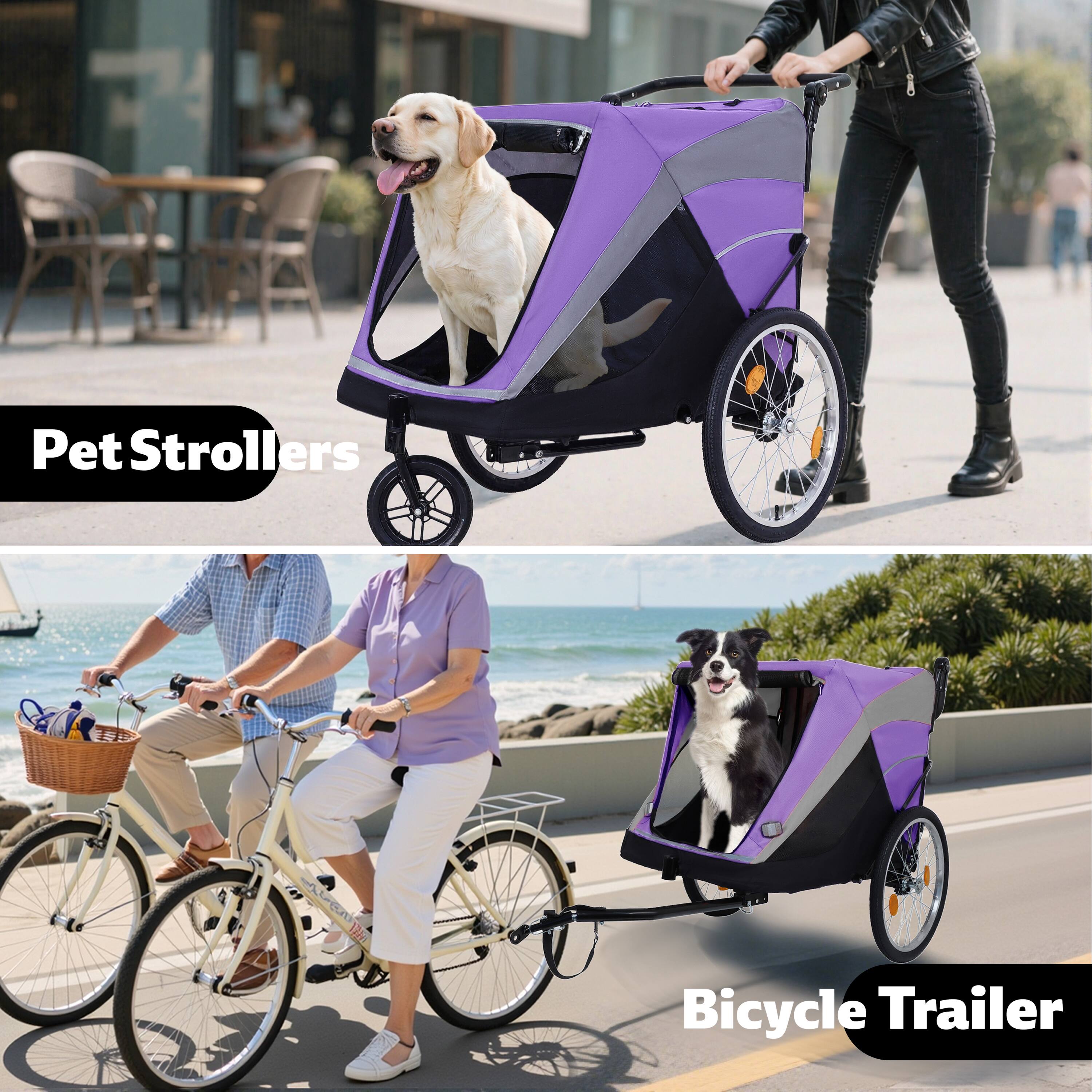 Pet Strollers  
Bicycle Trailer