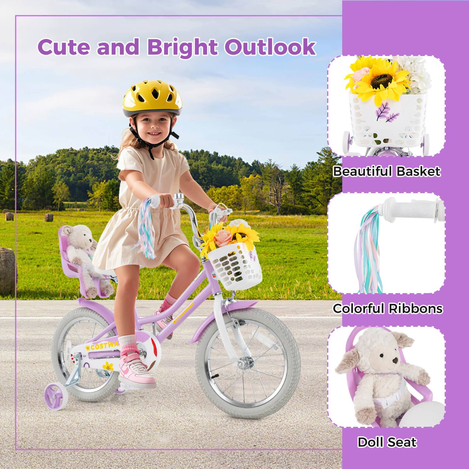 Cute and Bright Outlook  
Beautiful Basket  
Colorful Ribbons  
Doll Seat
