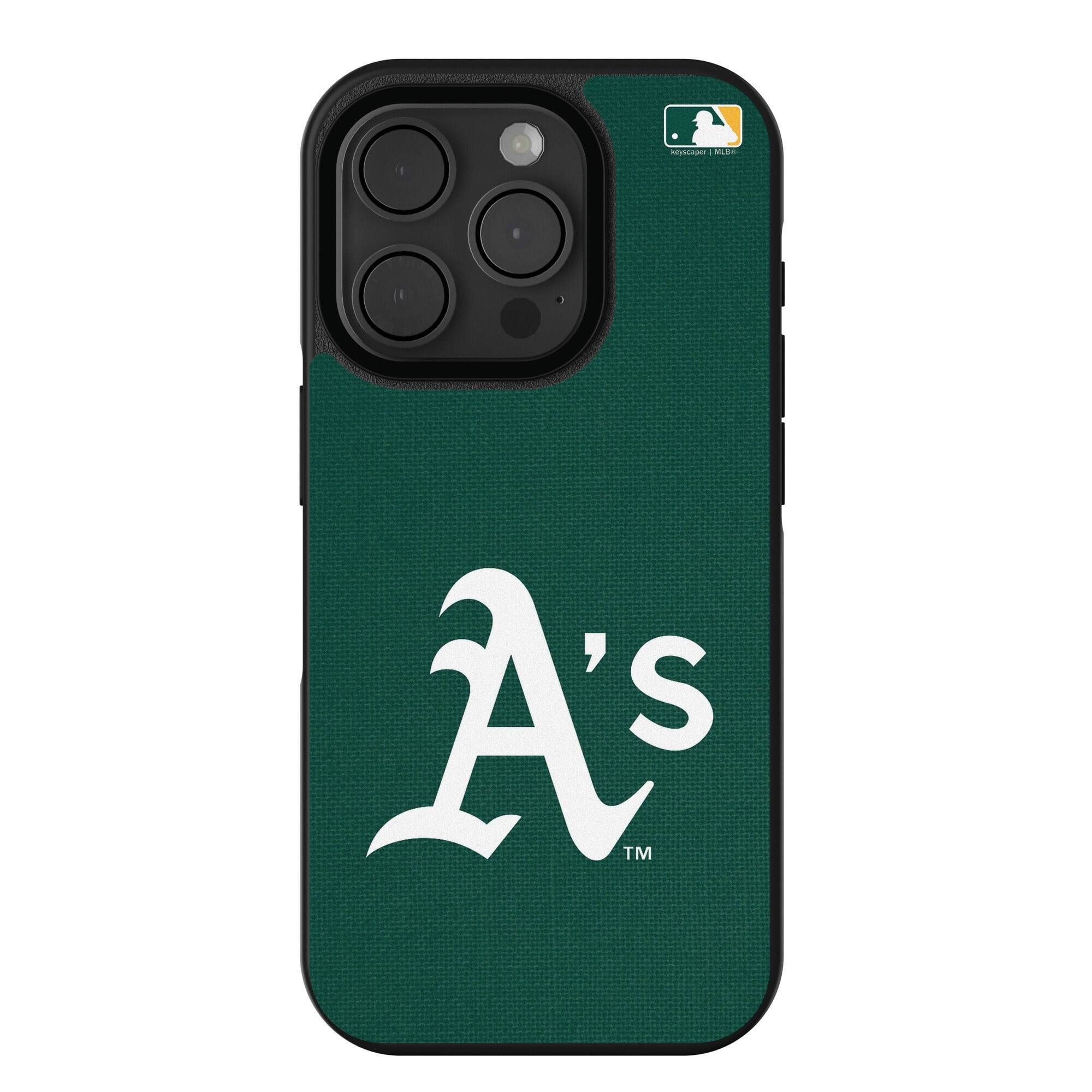 Keyscaper - MLB - Athletics iPhone Solid Design Bump Case - 15 - Multicolor price history on PriceWatchPro