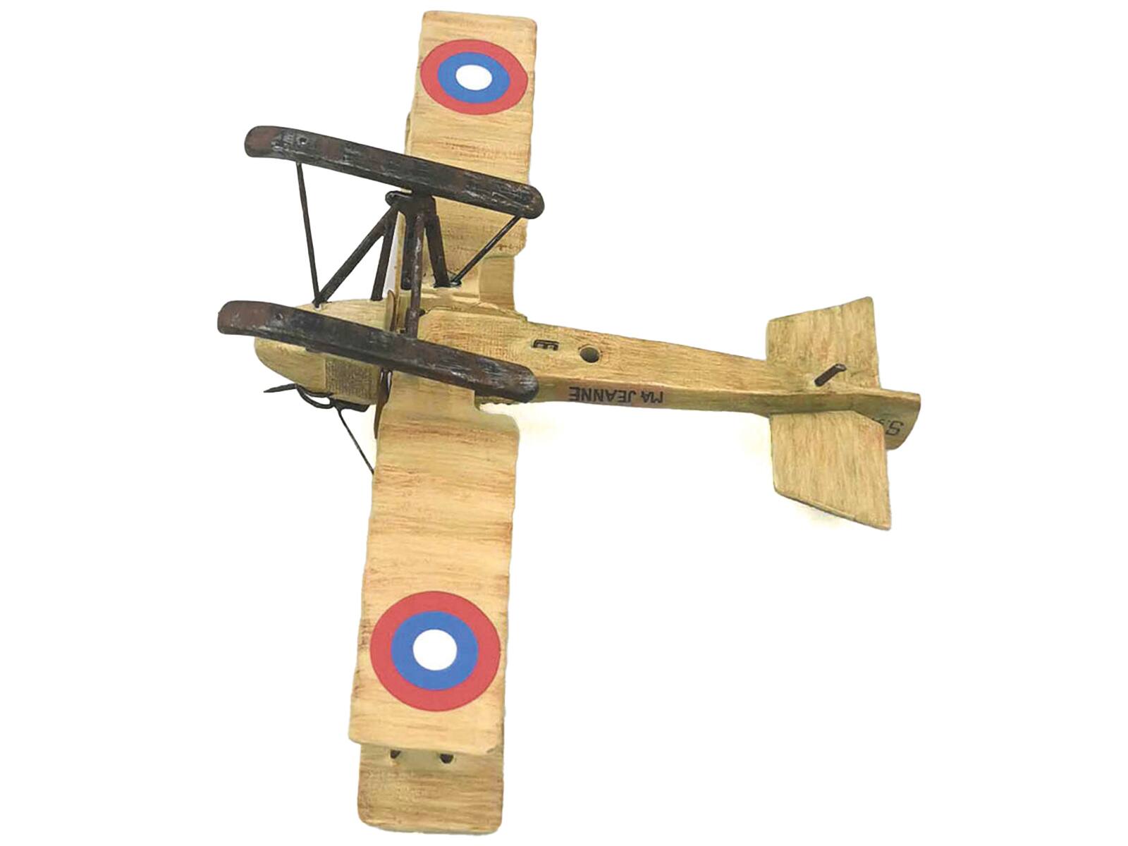 Back. Wings Of The Great War - SPAD SA 4 Aircraft with Ski Gear "French Air Force" 1/72 Model Airplane by Wings of the Great War - Brown.