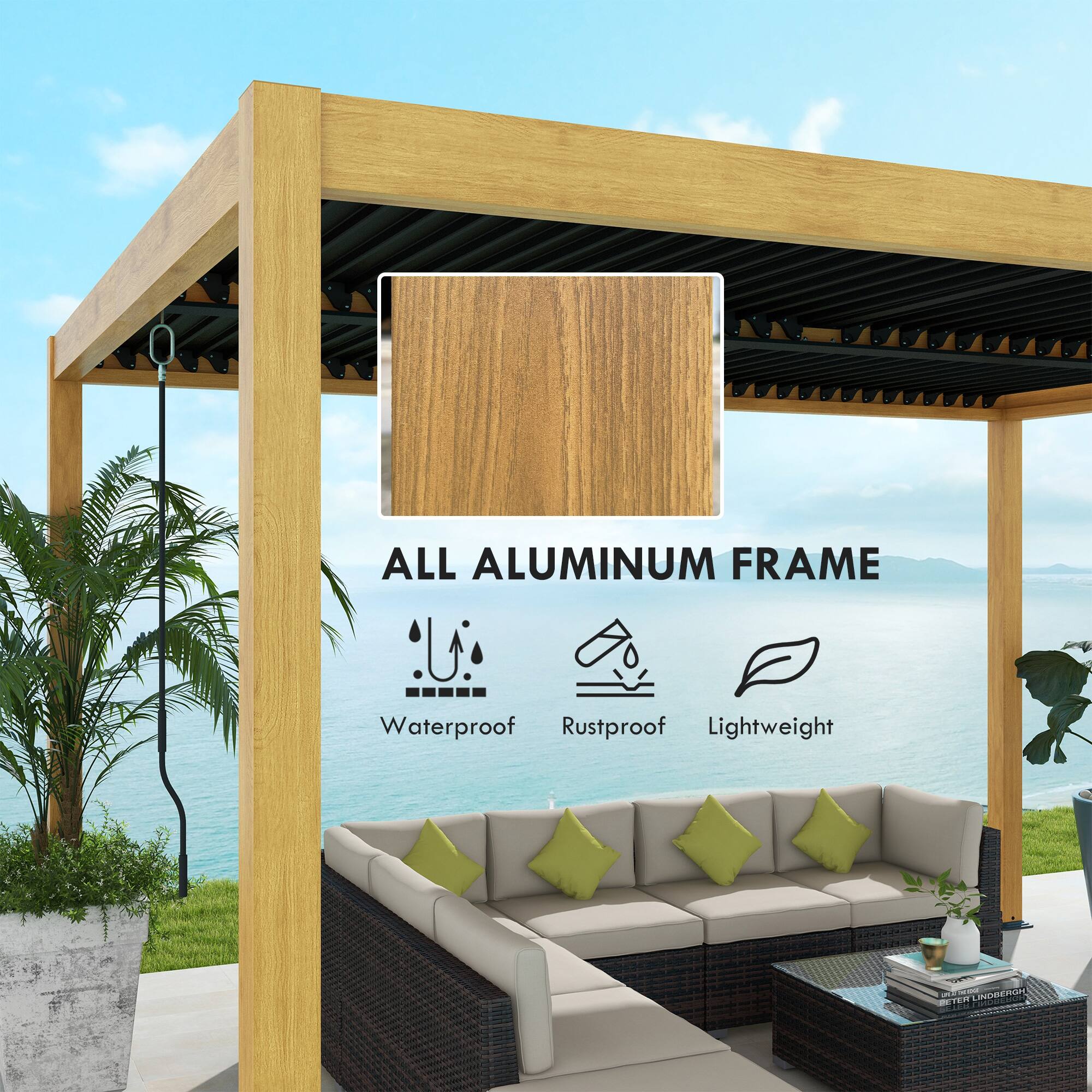 ALL ALUMINUM FRAME
Waterproof
Rustproof
Lightweight
