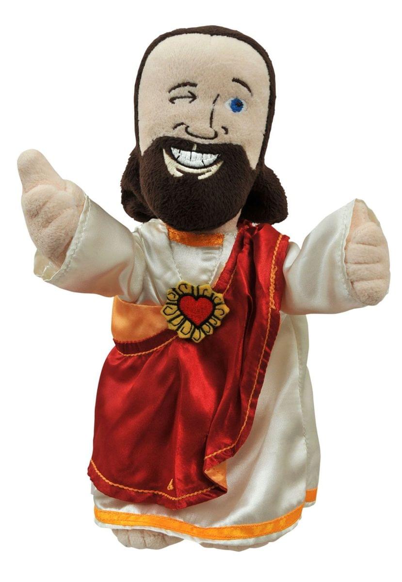 Front. Diamond Comic - View Askew 8" Buddy Christ Plush Doll - Red.