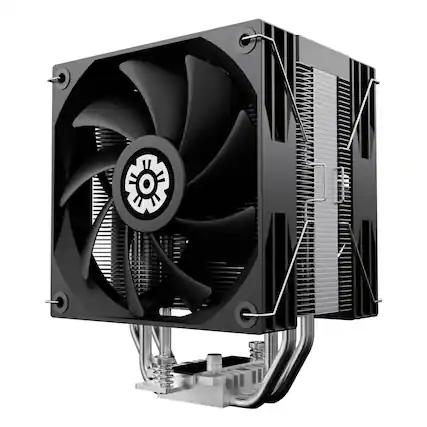 Front. ENERMAX - etst41 ets t41 cpu air cooler - Black.