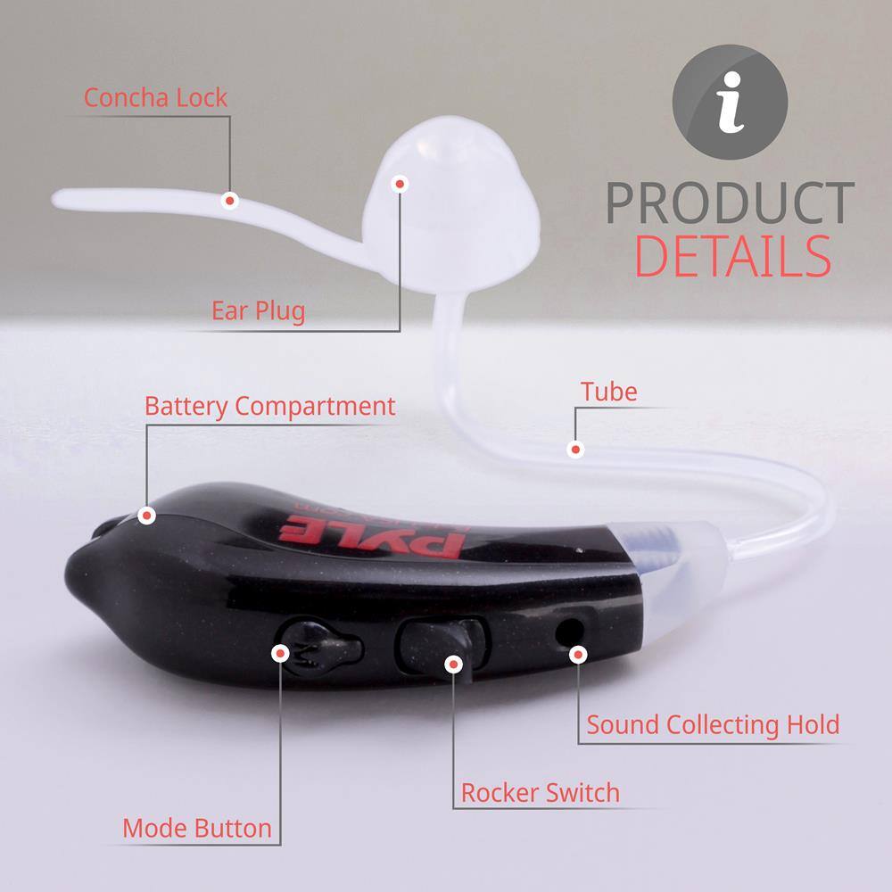 Concha Lock  
Ear Plug  
Battery Compartment  
Tube  
Sound Collecting Hold  
Mode Button  
Rocker Switch