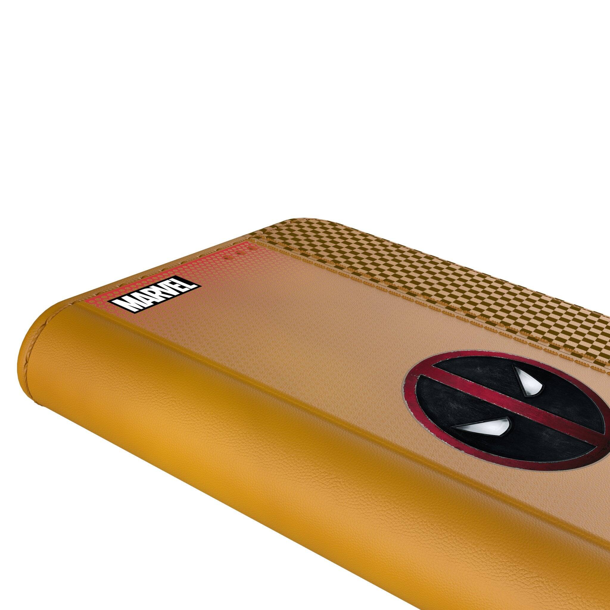 Alt View 1. Keyscaper - Marvel Grid Folio Phone Case - Apple iPhone 16e - Deadpool.