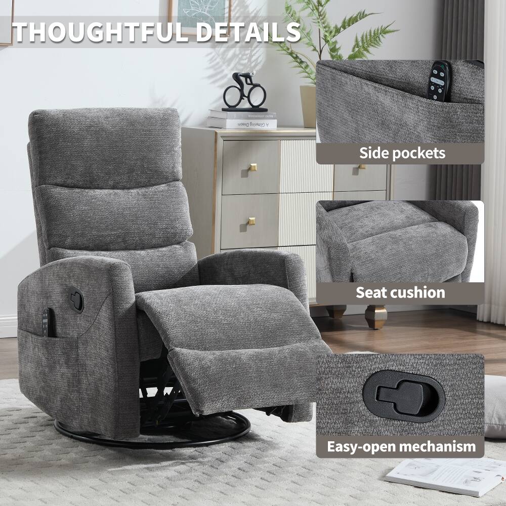 THOUGHTFUL DETAILS

- Side pockets
- Seat cushion
- Easy-open mechanism